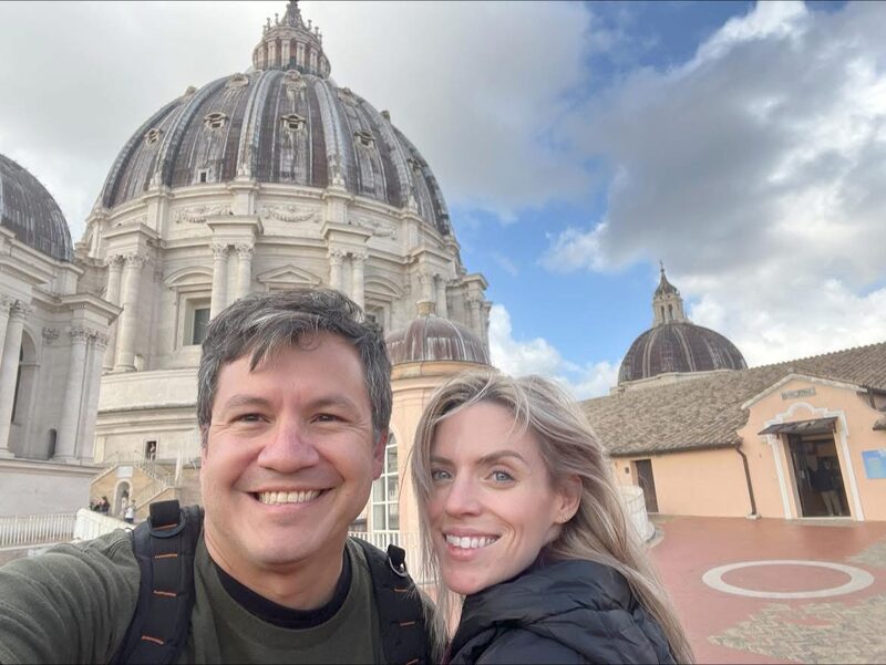 Jill and Ed at the Vatican